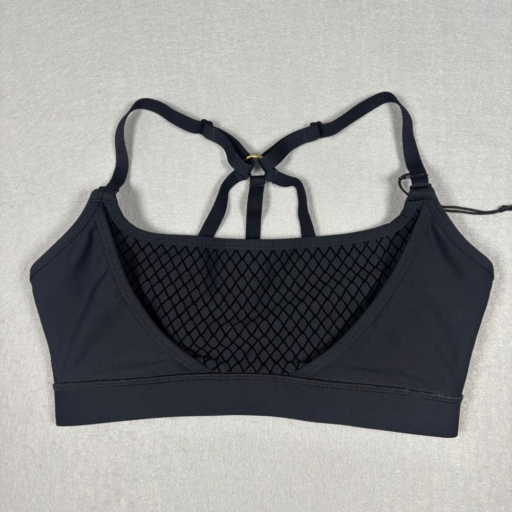 Savage x Fenty Special FX Women's Low Impact Flocked Sports Bra Black Size Small